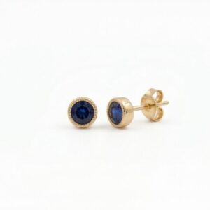 Petite Sapphire Stud